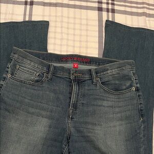 Lucky Brand Women's Dark Blue Straight Leg Jeans